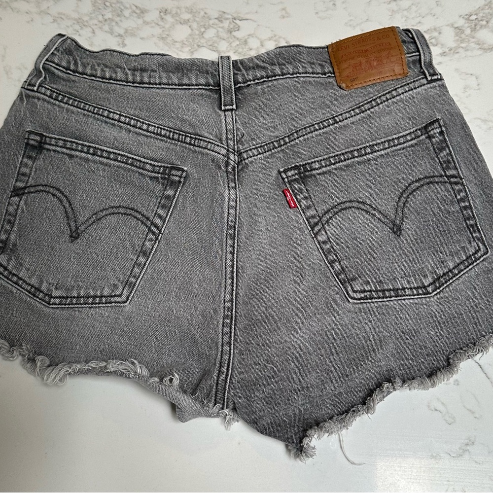 Levi's Women's Gray Denim Shorts size 30
